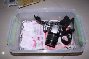 Sử dụng gói hút ẩm